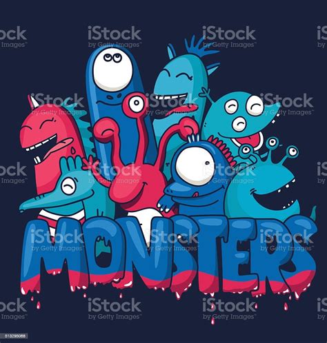 Monsters Stock Illustration Download Image Now Alien Bizarre