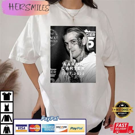 Aaron Carter Rip Rapper Unisex Best T Shirt Hersmiles