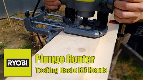 Ryobi 1600W Plunge Router First Use Unboxing DIY YouTube