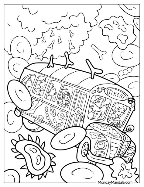 20 Magic School Bus Coloring Pages (Free PDF Printables)