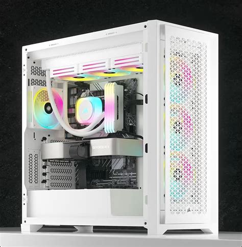 Corsair Icue Link Qx120 Rgb 120mm Pwm Pc Case Fan Expansion Kit White