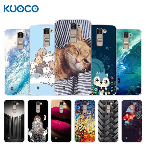 Luxury Soft Tpu Case For Lg K8 Lte K350 K350e K350n Sea Waves Design 5