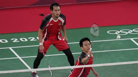 Foto Hendra Setiawan Mohammad Ahsan Menutup Hegemoni Tim Bulu Tangkis