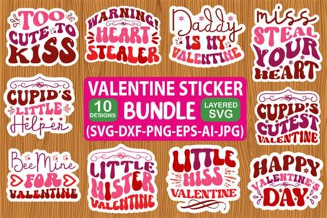 Valentines Sticker Bundle Graphic By Sz Artwork · Creative Fabrica