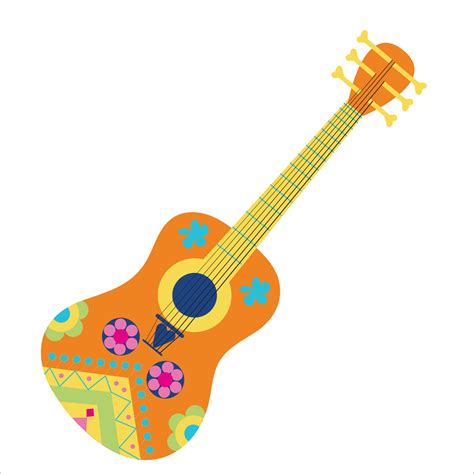 Mexican Guitar Clipart