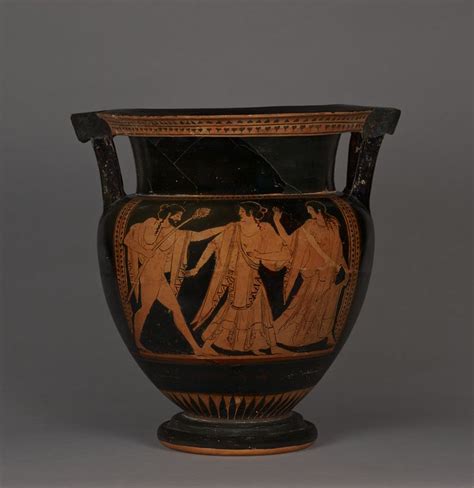 Attic Red Figure Column Krater Getty Museum Getty Museum Greek