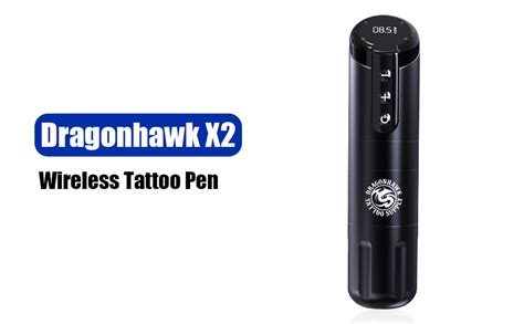 Amazon Dragonhawk Practice Tattoo Kit Wireless X2 Tattoo Pen