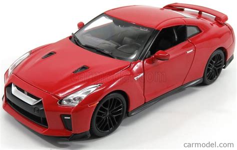 BURAGO BU21082R Scale 1 24 NISSAN GT R R35 COUPE 2017 RED