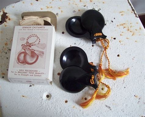 Etsy Transaction Vintage Bakelite Spanish Castanets Pair In Original