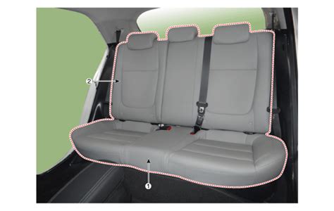 Kia Rio Conjunto Del Asiento Trasero Asiento Trasero