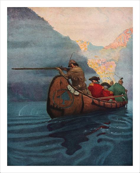 The Last Of The Mohicans Illustrator Nc Wyeth Book Graphics