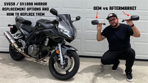 Suzuki SV650 SV1000 Mirror Replacement Options How To Replace Your