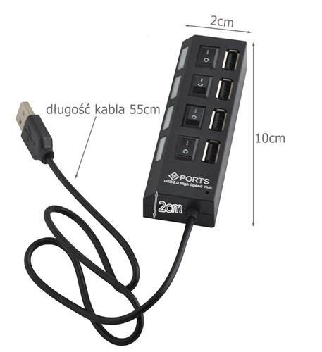 4 Porttinen USB 2 0 HUB High Speed Tiedonsiirto Savon Tukkumyynti