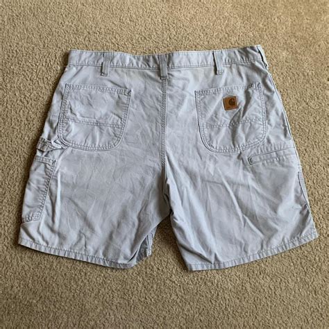 Vintage Carhartt Carpenter Jean Shorts Denim Jorts Depop