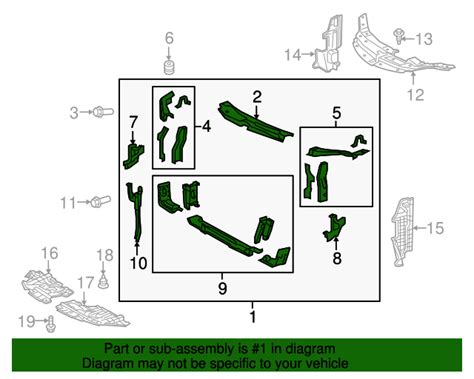 Toyota Camry Radiator Support Oem Parts Online