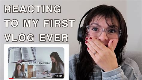 Reacting To My First Ever Vlog 50th Vlog Celebration Vlogtober Day 20 Youtube