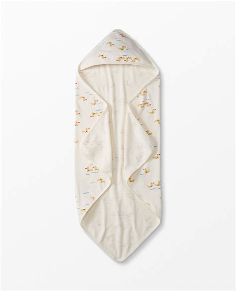 Baby Hooded Towel In Cotton Terry Hanna Andersson