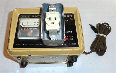 Vintage Sears Battery Charger 6 And 12 Volt Model 608 71516 Please Read Ebay