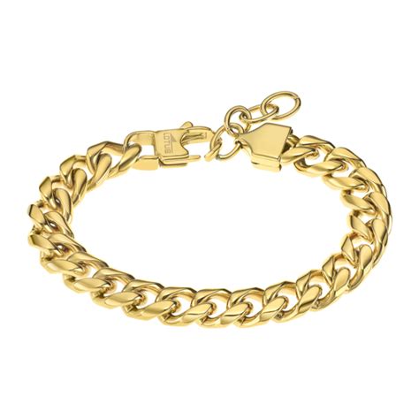 Bracciale Acciaio Dorato Ls Oro Lotus Style Ls