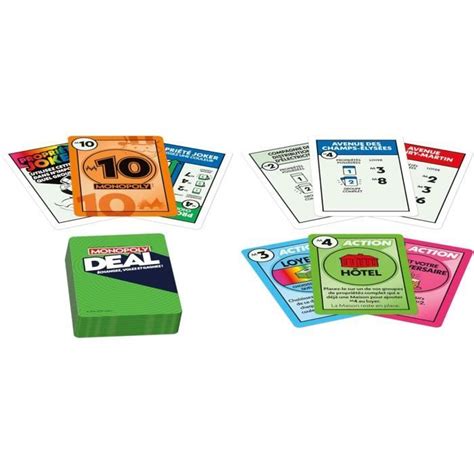 Jeu De Cartes Monopoly Deal G464 Cdiscount Jeux Jouets