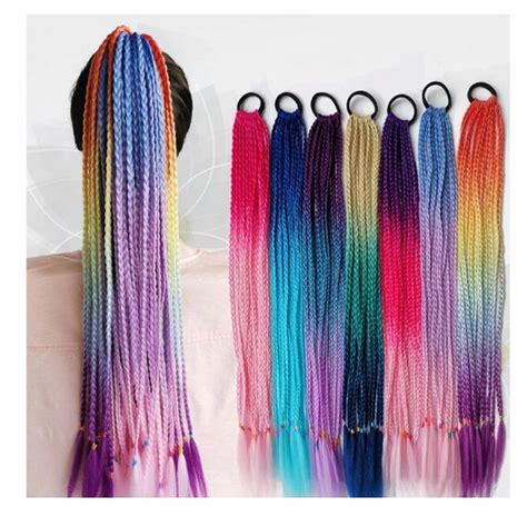 Gradient Jumbo Braiding Hair Extensions Kanekalon Box Braids Etsy