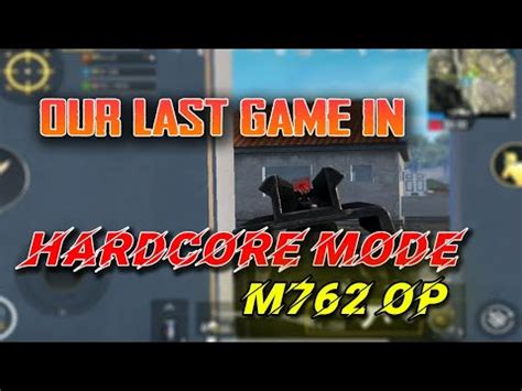 Last Time Try One Hardcore Mode Pubg Mobile Youtube