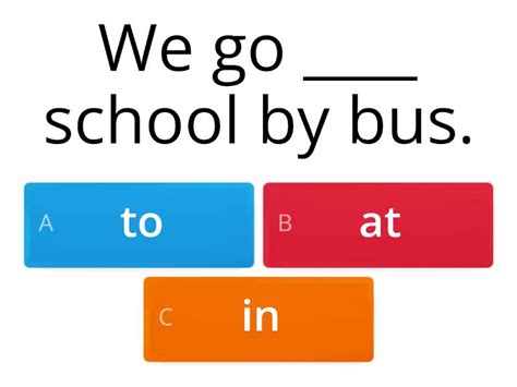 Prepositions Of Place And Movement Elem A Quiz