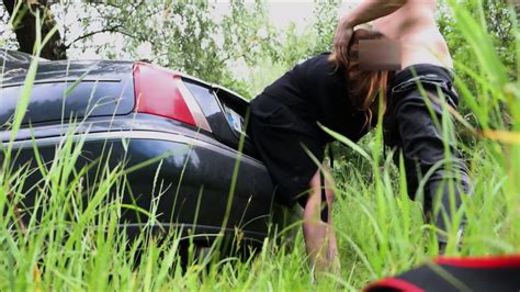 Amateur Hot Wife Outdoor Anal Creampie