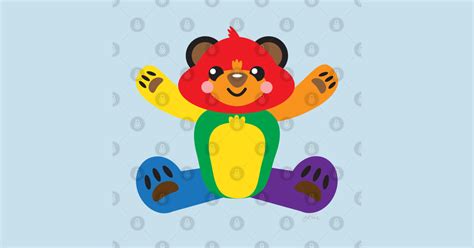 Inclusive Gay Pride Flag Teddy Bear Gay T Shirt Teepublic
