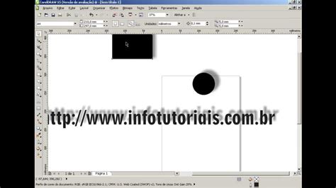 COREL DRAW EFEITO SOMBRA YouTube