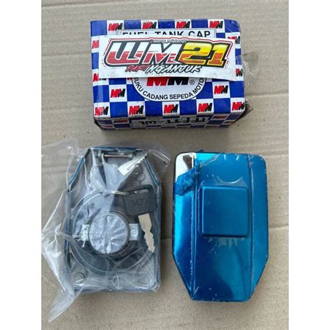 Jual Tutup Tangki Gl Pro Gl Max Model Original Set Kunci Warna Krom Gas