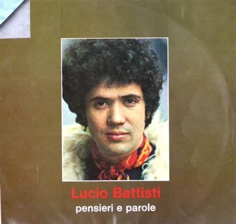 Album Pensieri E Parole De Lucio Battisti Sur Cdandlp