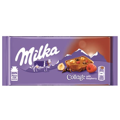 Milka Collage Raspberry 93G MONPRESI