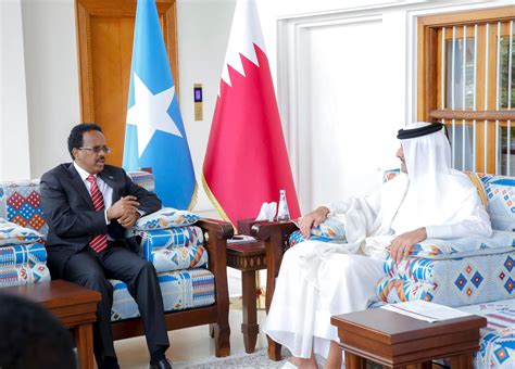 Maxay Ka Wada Hadleen Madaxweyne Farmaajo Iyo Amiirka Dalka Qatar