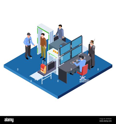 Airport Security Checking Baggage Cut Out Stock Images Pictures Alamy