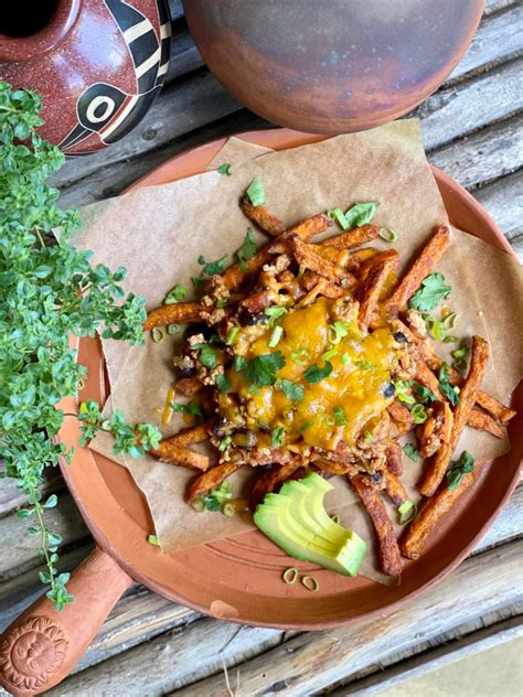 Addicting Chili Cheese Sweet Potato Fries Lemony Thyme