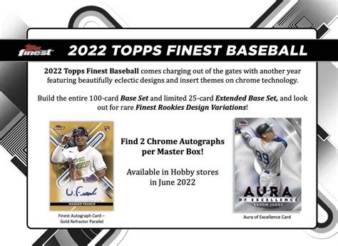 Topps Finest Baseball Hobby Box Case Price History At Giant