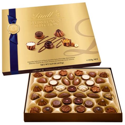 Lindt Swiss Luxury Selection Assorted Chocolate Pralines Gift Box G