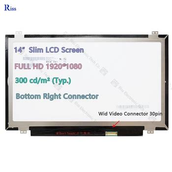 Brand New 14 0 Slim 30pins Laptop Lcd Panel Led Screen B140htn01 2