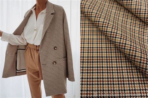Шерстяная ткань Burberry купить в интернет-магазине Ярмарка Мастеров по ...