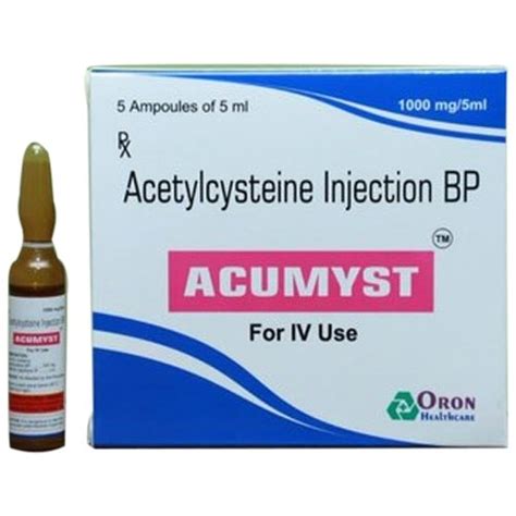 1000mg Acetylcysteine Injection BP At Rs 117 Piece Pharmaceutical