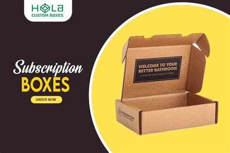 8 Top Custom Branded Boxes For Subscription Kits By Hola Custom Boxes