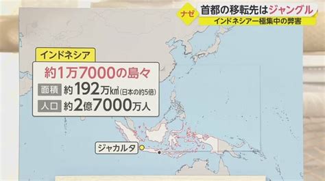 なぜ？インドネシアが未開発の“ジャングル”へ首都移転新たな首都名は「ヌサンタラ」｜fnnプライムオンライン