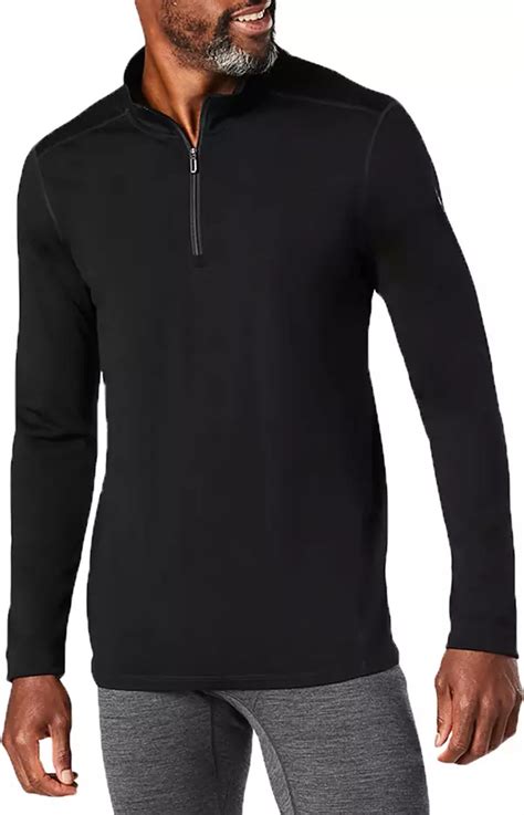 Smartwool Mens Classic All Season Merino Base Layer 14 Zip Long Sleeve Top Publiclands