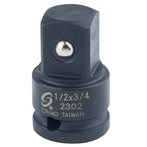 Sunex 1 2 In Female To 3 4 In Male Impact Socket Adapter 2302 The