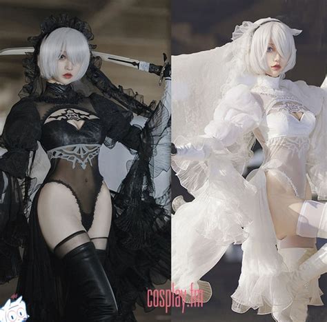 Nier Automata Yorha 2B Wedding Cosplay Costume Etsy Canada