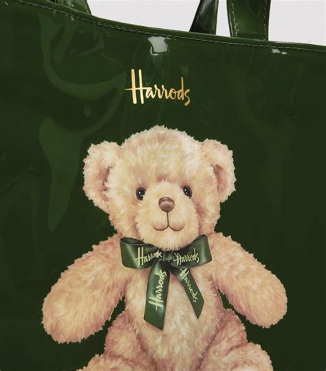 Womens Harrods Green Small Jacob Bear Shopper Bag Harrods Uk