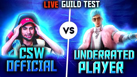 Csw Official Guild Join Test On Live Csw Official Vs Pro Subscribers