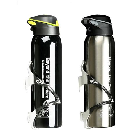ml black mountain bike bicycle water bottle cycling drink bottle cup