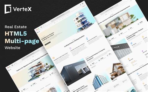 Vertex Real Estate Bootstrap Html Website Template